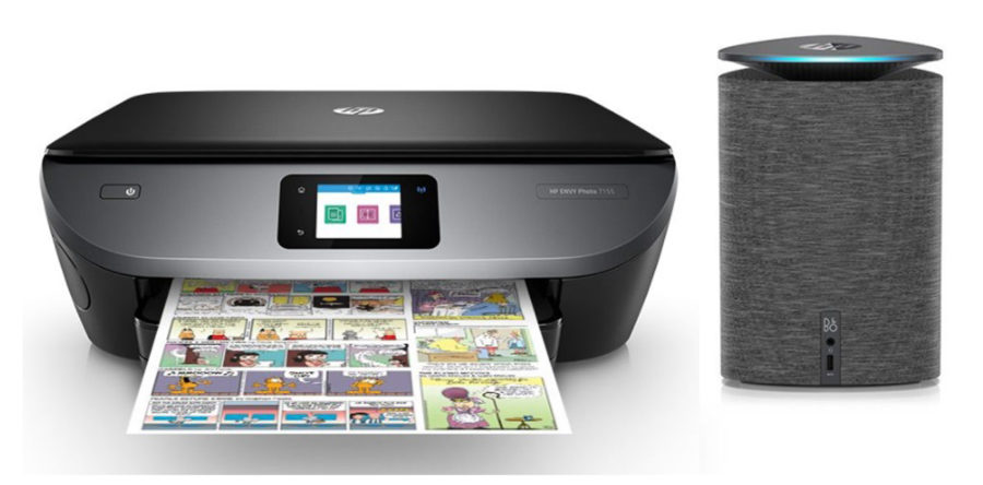 HP собирается совместить принтеры с умными колонками